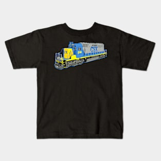 Freight Train Csx Engine Kids T-Shirt